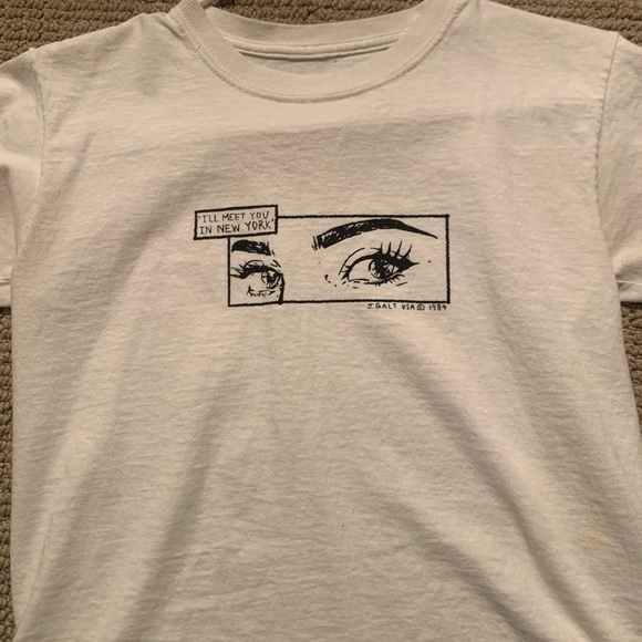 brandy melville i’ll meet u in new york top - Picture 1 of 1